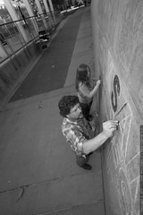 re:Think your artistic side   chalk mural   Rehearsa… 