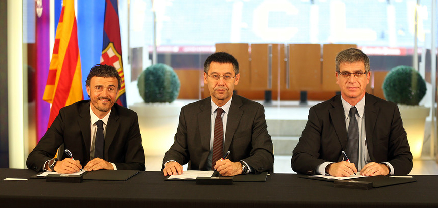 140521_ESP_Luis_Enrique_Barcelona_signing_contract_Josep_Maria_Bartomeu