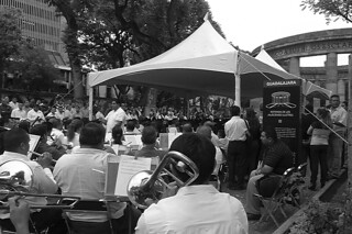 Guadalajara - Rotonda De Los Jalicienses Ilustres Band playing