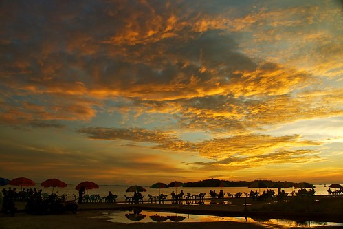 sunset nature indonesia silhouettes sunsetsky capitalcity riauislands tanjungpinang annakwa