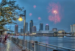 Tampa Fireworks Composite