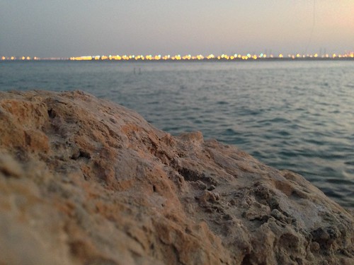 sunset sea beach غروب السعودية بحر الشرقية الجبيل iphotography ايفون iphonegraphy ميناءالملكفهدالصناعيبالجبيل