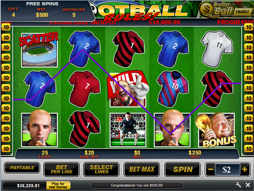 free Football Rules! free spins