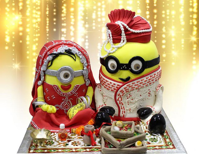 Indian Minions Cake by Michelle Sohan of BAKERY TREATZ