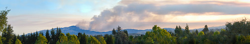california park summer color sunrise fire nikon sanramon smoke large panoramic september burning burn eastbay forestfire d200 mtdiablo northern stitched slope 2013 morganhillfire