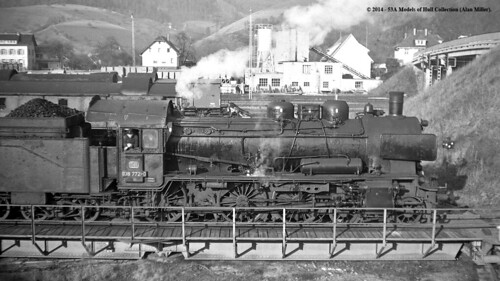 train germany eisenbahn railway zug db steam 460 prussian p8 deutschebundesbahn hausach br38 0387720