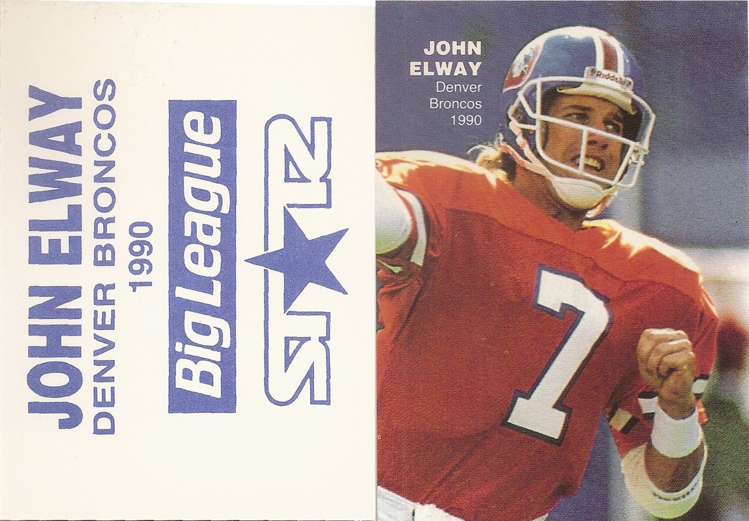 1997 John Elway Denver Broncos Starting Lineup mint in pkg w/ football card 