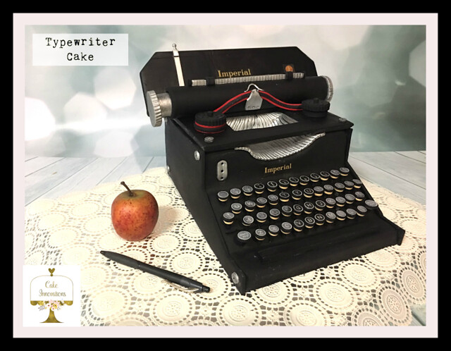 Typerwriter Cake by Cake Innovations
