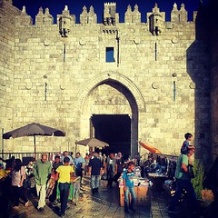 Porta di Damasco per entrare a Gerusalemme