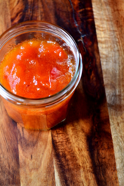 Making Apricot Jam