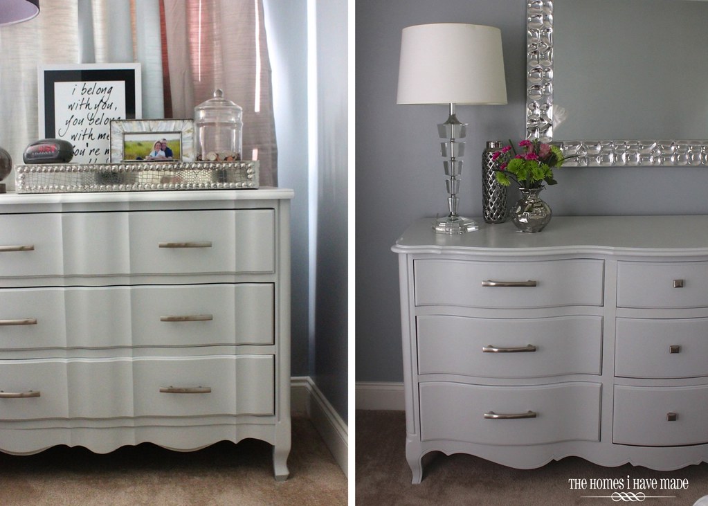 A set of dresser drawers in a master bedroom