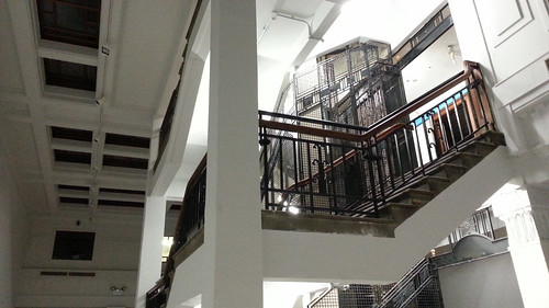 Stairwell and lift