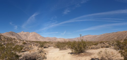 panorama desert hiking backpacking borrego anzaborrego anza anzaborregodesertstatepark coyotecanyon coyotecanyonroad collinsvalley