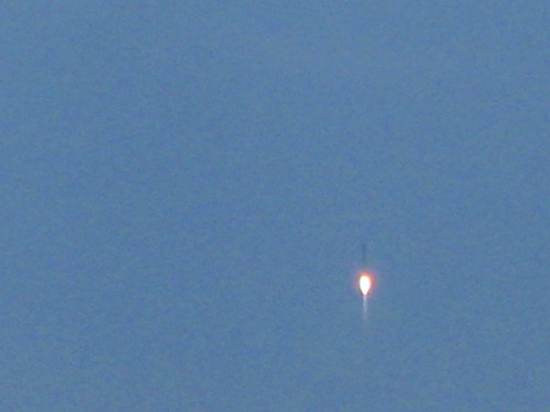 Antares/Cygnus #Orb2 launch as seen from Wallops Visitor Center