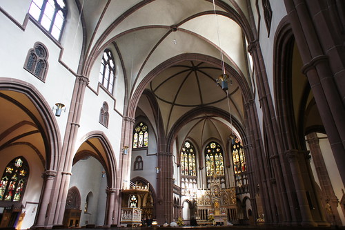 church interior heppenheim