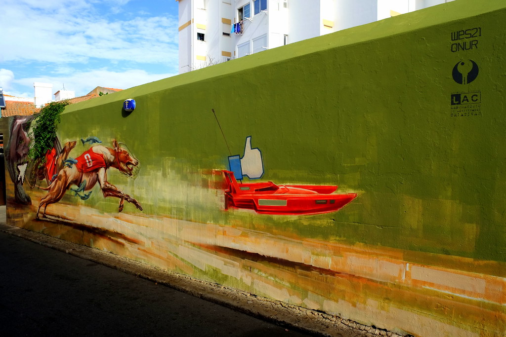 mural | onur . wes21 | \"artur festival\" lagos . portugal