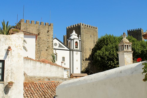 castle portugal church europe rooftops obidos cityview cruisesblackseacruise
