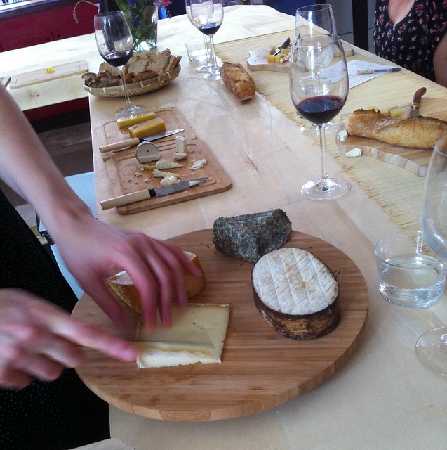 French cheese tasting