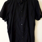 DSC03088 | Plain black short sleeve shirt | By: greggman | Flickr ...