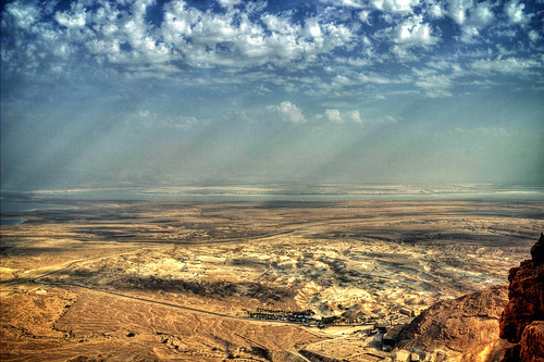 street sky sunshine coast israel desert cloudy unesco fortress deadsea hdr worldheritage photomatix canon600d