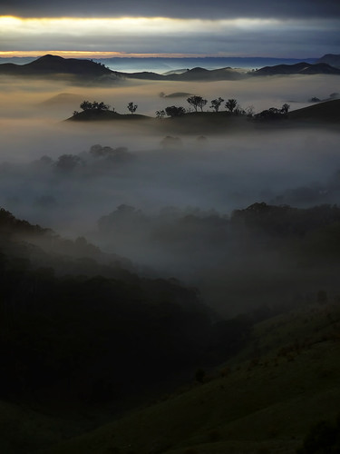 fog rural dawn landscapes general outdoor valley