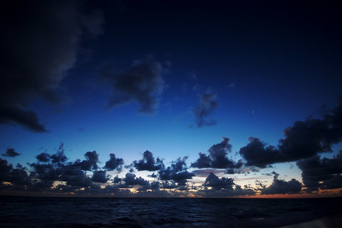 ocean blue summer sky nature night clouds sunrise dawn dominicanrepublic wideangle tones atlanticocean puntacana bavaro thegalaxy 1020mmsigma infinitexposure