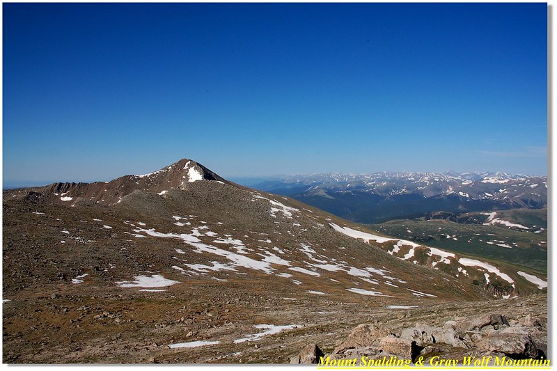 Mount Bierdstadt as seen from Spalding's summit