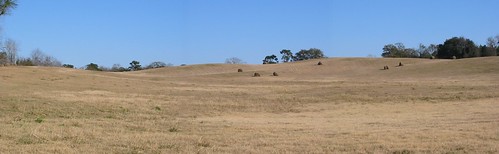 blue sky panorama hills ag hay