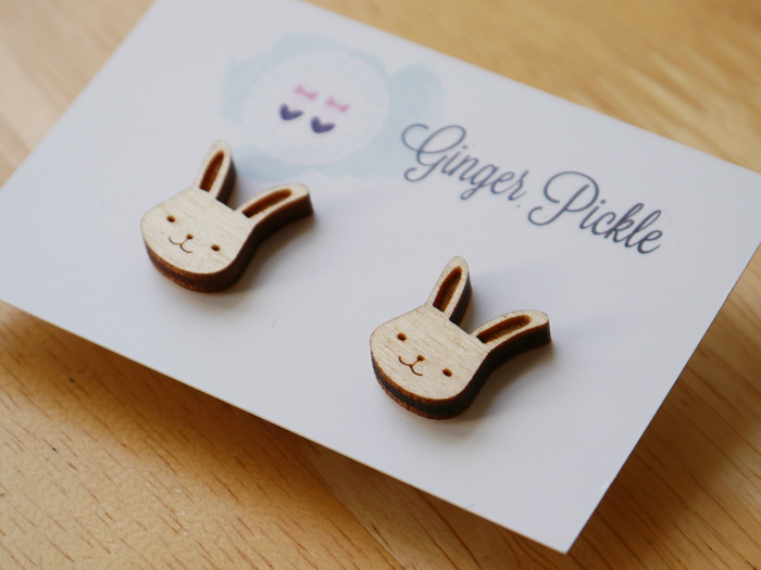 ginger pickle bunny earrings outfit 1