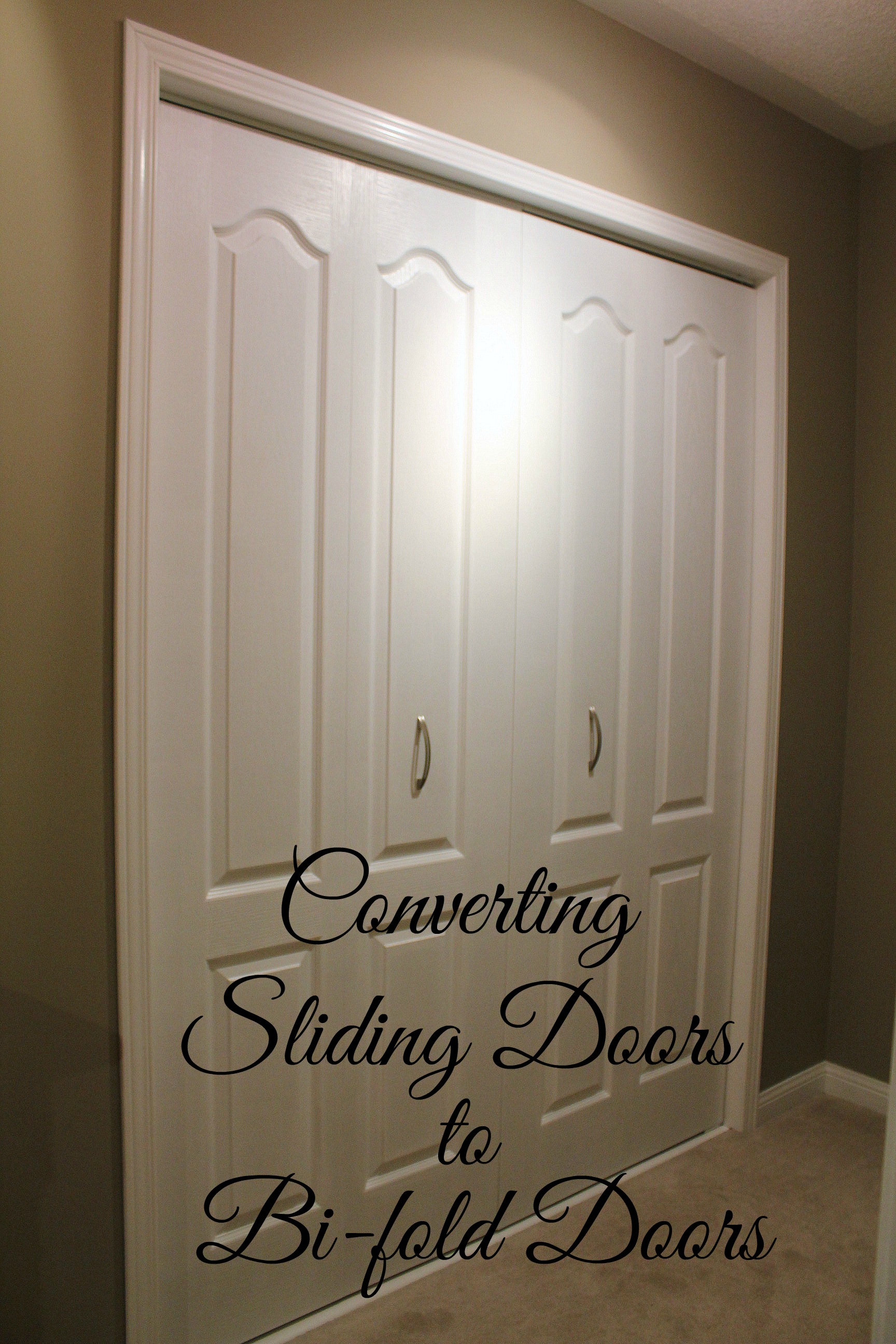 how to install closet door opening