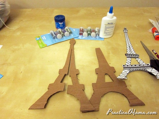 Glittery Eiffel Tower