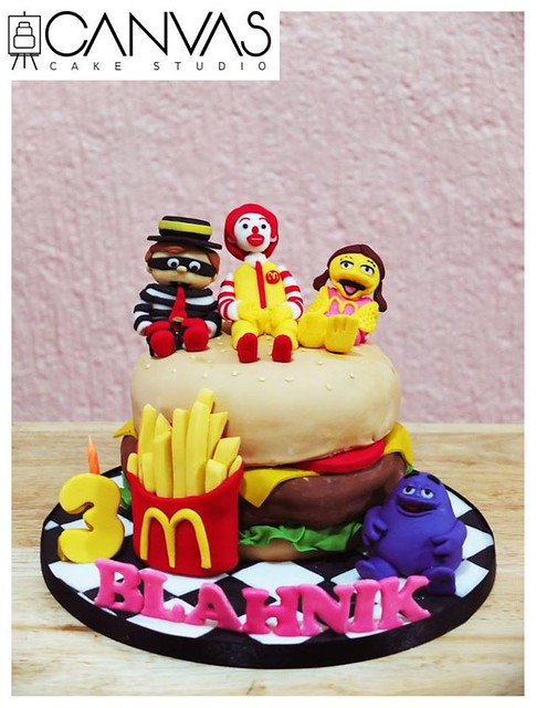 Mcdonald's - Themed Cake by Canvas Cake Studio by Midnight Snacks