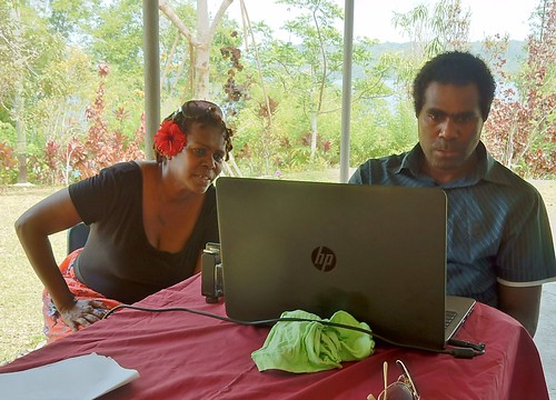 vanuatu espiritusanto video filming esther steeve colleagues laptop review