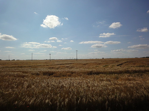 geotagged horizon landwirtschaft himmel windrad uckermark windräder stromleitung getreidefeld geo:lat=5332774342686442 geo:lon=1382890826833369