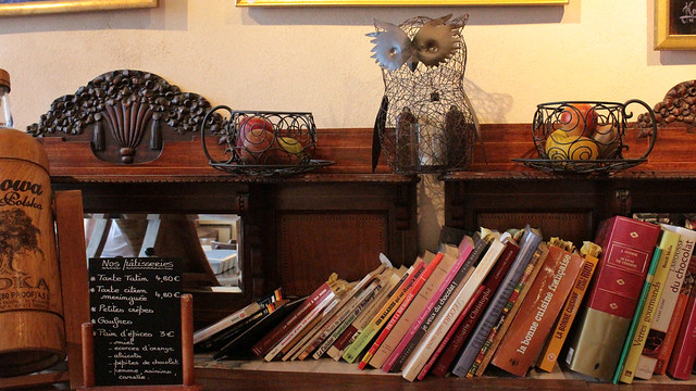 Owl and books