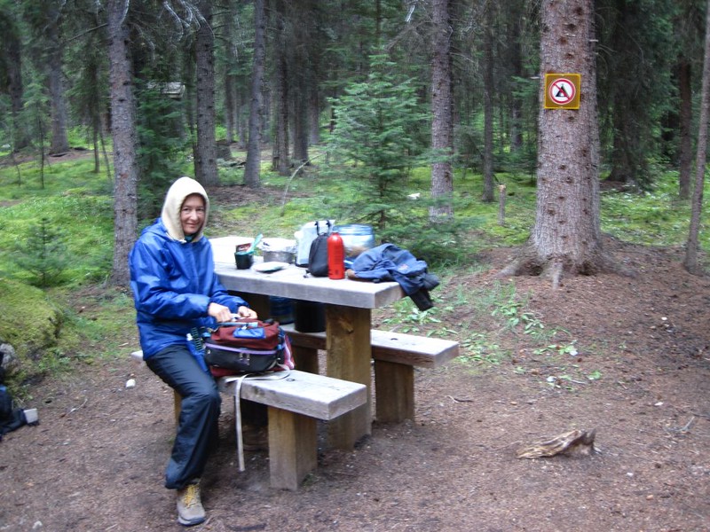 Cooking Area at the BA15 camp on Baker Creek
