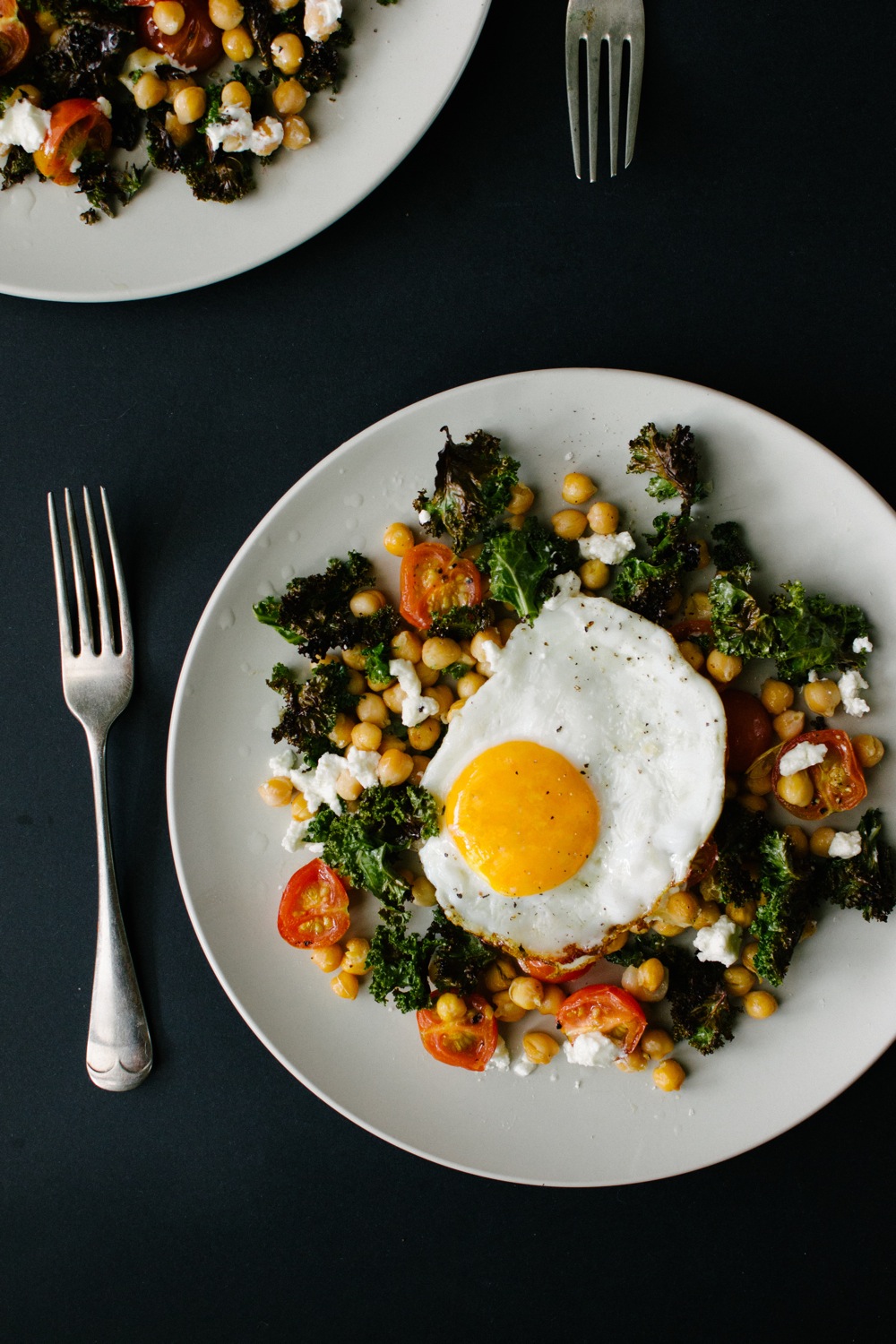 Grilled Kale and Chickpea Salad | Simple Provisions