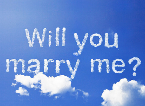 Question - Aerial Writing Will You Marry Me?