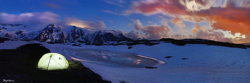 camping sunset panorama mountain france alps nuit bivouac biwak plateaudemparis laccristallin stephanna