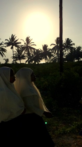 africa travel sunrise tanzania island women hijab driveby palmtrees zanzibar walkby swahilicoast