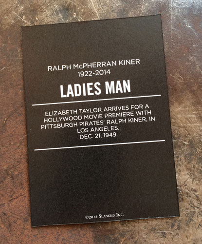2014 SlangKo Ralph Kiner Ladies Man back