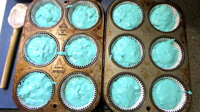Blue Hawaiian Cupcakes
