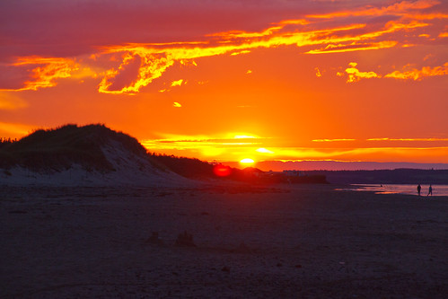 sunset sky canada beach island northshore maritime pei cavendish