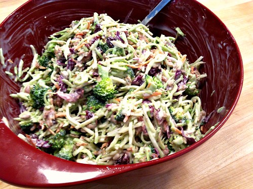 broccoli slaw easy side dish