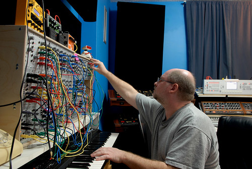 Me Patching Modular Synthesizer