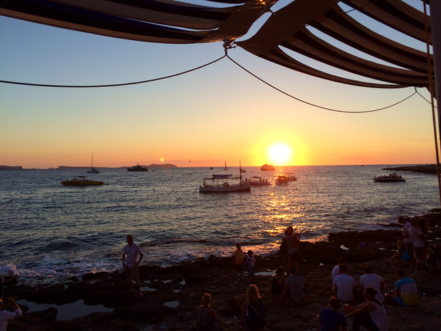 Sunset at Cafe del Mar