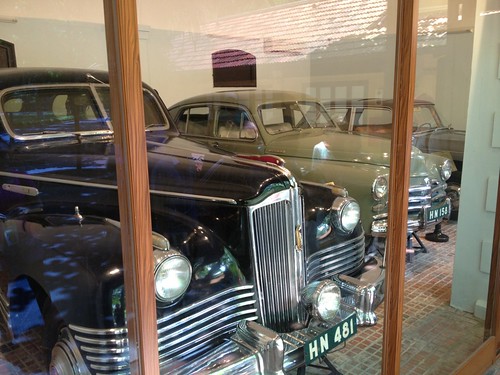 Ho Chi Minh's car collection… He preferred smaller and smaller cars as he aged