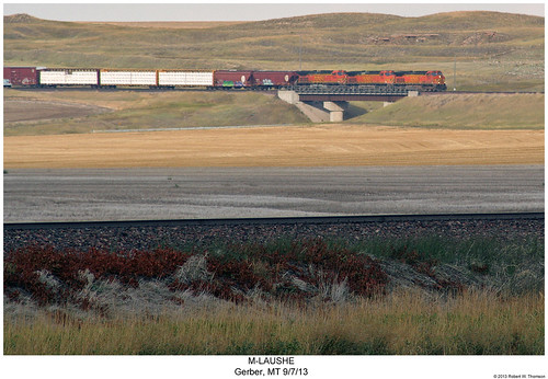 railroad train montana diesel railway locomotive trainengine ge bnsf gerber dash944cw burlingtonnorthernsantafe dash9 c449w sixaxle