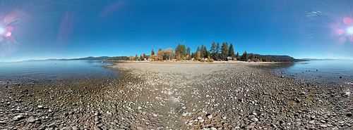 panorama lake beach view tahoe 360 kings splitsun
