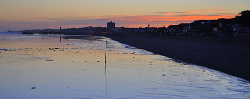 uk pink sea england sky orange sun color colour reflection beach water beauty sunrise skyscape bay coast kent sand colours harbour reflect shore tranquil herne mygearandme